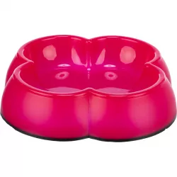 Plastová miska čtyřlístek s gumou, 0,25 l/14 cm TRIXIE