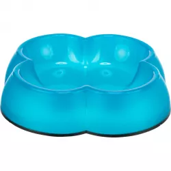 Plastová miska čtyřlístek s gumou, 0,25 l/14 cm TRIXIE
