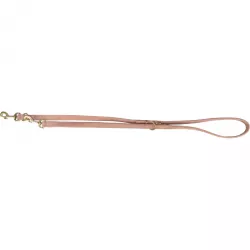 Vodítko PURE kožené nastavitelné, růžová M-L: 2 m/ 20 mm TRIXIE