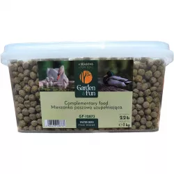 GARDEN FUN krmivo pro vodní ptáky kyblík 1kg LOLO