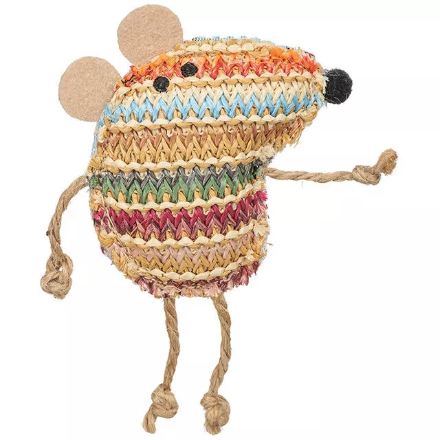 Myška barevná s catnipem, 14 cm, polyester TRIXIE