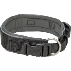 PREMIUM obojek extra široký, S-M: 33-42 cm/35 mm, černá/grafit TRIXIE