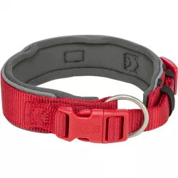 PREMIUM obojek extra široký, S-M: 33-42 cm/35 mm, červená/grafit TRIXIE