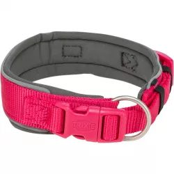 PREMIUM obojek extra široký, S-M: 33-42 cm/35 mm, fuchsia/grafit TRIXIE