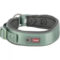 PREMIUM obojek EXTRA široký, šalvěj/grafit M-L: 40-48 cm/40 mm TRIXIE