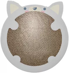 JUNIOR škrabací karton "křeček", catnip, 31 x 2,5 x 32,5 cm, šedá TRIXIE
