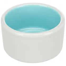 Keramická miska s glazurou 100ml/7cm - béžovo/modrá TRIXIE