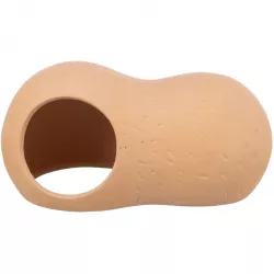 Keramický domek "burák" pro myš, křečka, 2 otvory, 21 x 10 x 11 cm, terakota TRIXIE