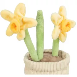 Narcisy v květináči, plyšová hračka pro psy, 25 cm - LIMITOVANÁ NABÍDKA TRIXIE
