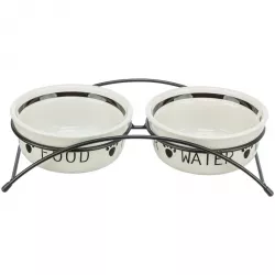 Set keramických misek se stojánkem 2 x 1,6 l/20 cm TRIXIE