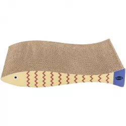 Škrabací karton "ryba", catnip, 2 ks, 40 x 30 x 11 cm, mátová/krémová TRIXIE