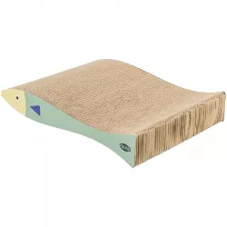 Škrabací karton "ryba", catnip, 2 ks, 40 x 30 x 11 cm, mátová/krémová TRIXIE