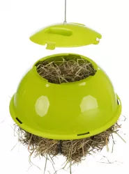 Závěsný míč na potravu napůl plastový/pletivo 16 cm TRIXIE