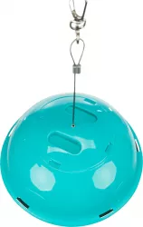 Závěsný míč na potravu napůl plastový/pletivo 16 cm TRIXIE