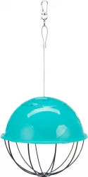 Závěsný míč na potravu napůl plastový/pletivo 16 cm TRIXIE