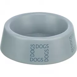 Keramická miska pro psy s nápisem DOGS, šedomodrá 1 l/ ø 20 cm TRIXIE