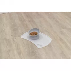 Keramická miska vyvýšená, ergonomický tvar, 0,35 l / 17 cm, šedá TRIXIE