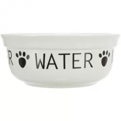 Keramická miska WATER, bílá/černá 0,25 l/ ø 13 cm TRIXIE