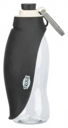 Lahev na vodu se sklopnou silikonovou miskou, 0.55 l, plast/silikon TRIXIE