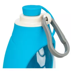 Lahev na vodu se sklopnou silikonovou miskou, 0.55 l, plast/silikon TRIXIE