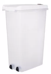 Barel, vzduchotěsný zásobník 40 l/27 × 61 × 45 cm, transparentní/bílá TRIXIE
