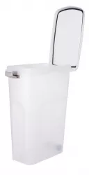 Barel, vzduchotěsný zásobník 40 l/27 × 61 × 45 cm, transparentní/bílá TRIXIE