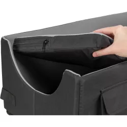 Autosedačka double 80 × 28 × 39, černá/šedá TRIXIE