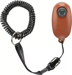 Clicker jemný mechanismus se zvukem na výcvik, s poutkem TRIXIE