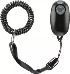 Clicker jemný mechanismus se zvukem na výcvik, s poutkem TRIXIE