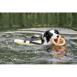 Life Vest plavací vesta pro psa M 45 cm: 45-72 cm, do 30kg žluto/černá TRIXIE