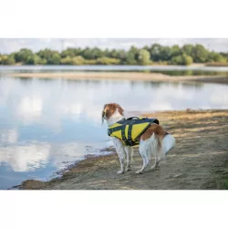 Life Vest plavací vesta pro psa XS 28 cm: 30-50 cm, do 12kg žluto/černá TRIXIE