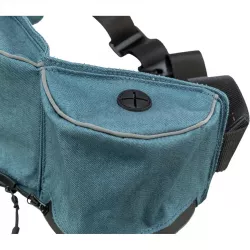 BAGGY Belt 3v1, maxi ledvinka, 44x33x18 cm/pas 62-125 cm, petrolejová TRIXIE