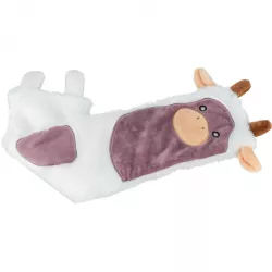 Be Eco kráva, recyklovaná hračka pro psy, šustící, 51 cm, polyester, bílá/fialová TRIXIE