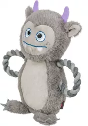 Be Eco Monster - příšerka, hračka/přetahovadlo pro psy, 33 cm, polyester/bavlna, šedá TRIXIE