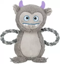 Be Eco Monster - příšerka, hračka/přetahovadlo pro psy, 33 cm, polyester/bavlna, šedá TRIXIE