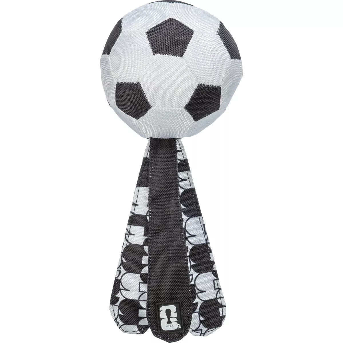 FIFA 2026 létající míč - kometa, 30 cm, bílá/černá - LIMITOVANÁ NABÍDKA TRIXIE