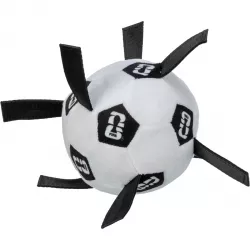 FIFA 2026 měkký aportovací míč s úchyty, 12 cm, bílá/černá - LIMITOVANÁ NABÍDKA TRIXIE