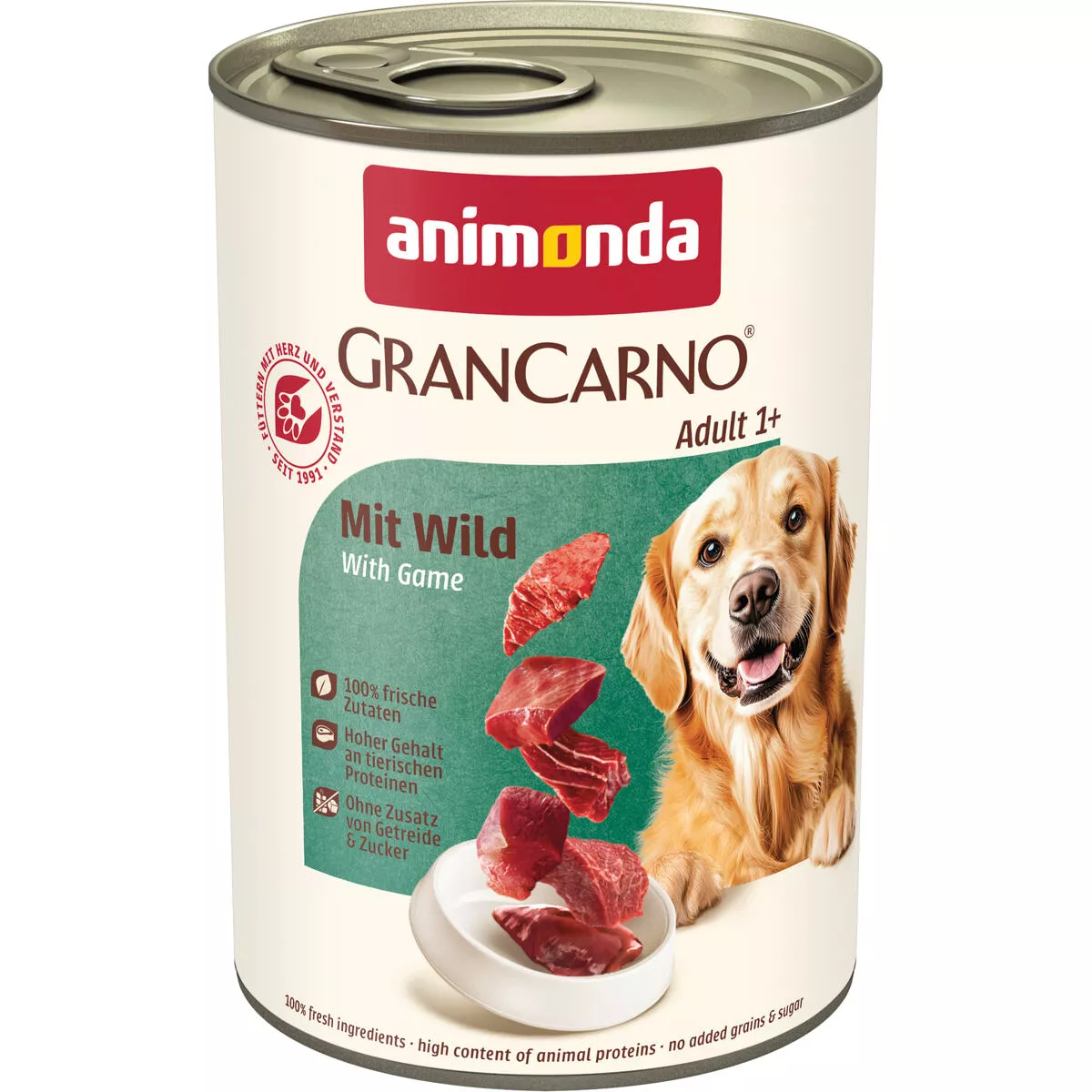 GRANCARNO Adult - se zvěřinou 400 g Animonda