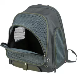 Transportní batoh LYLA, 34 x 22 x 42 cm, do 8 kg, nylon, šedá/modrá TRIXIE