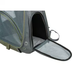 Transportní batoh LYLA, 34 x 22 x 42 cm, do 8 kg, nylon, šedá/modrá TRIXIE