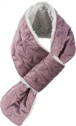 Vánoční šál pro psy, L: 90 cm, samet/plyš, lila/zelená TRIXIE