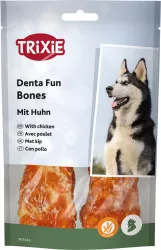 DENTAfun buvolí kosti bílé s kuřecím masem 11 cm, 2x60g TRIXIE