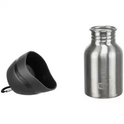 Láhev kovová s plastovou miskou 300 ml TRIXIE