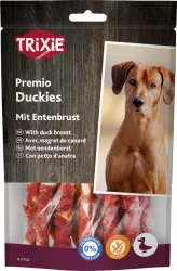 Premio DUCKIES kosti s vápníkem potažené kachním masem 100g TRIXIE