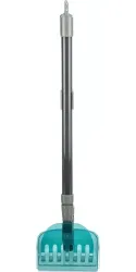 Sběrač na exkrementy s teleskop.tyčí 60-107 cm šedo/modrý TRIXIE