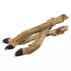 Srnčí nožka s kožešinou - 1 ks / 30 cm KidDog