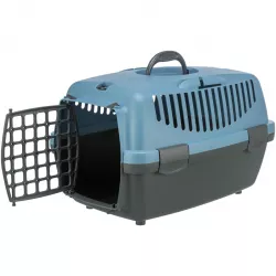 Transportní box CAPRI I. 32x31x48cm max.do 6kg, - tmavě šedá/sv.modrá TRIXIE