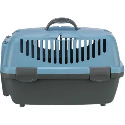 Transportní box CAPRI I. 32x31x48cm max.do 6kg, - tmavě šedá/sv.modrá TRIXIE