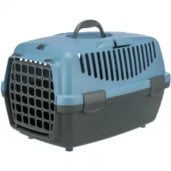 Transportní box CAPRI I. 32x31x48cm max.do 6kg, - tmavě šedá/sv.modrá TRIXIE