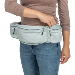 BAGGY Belt, maxi ledvinka, 44x33x18 cm/pas 62-125 cm, žlutá/šedomodrá/lila - LIMITOVANÁ NABÍDKA TRIXIE